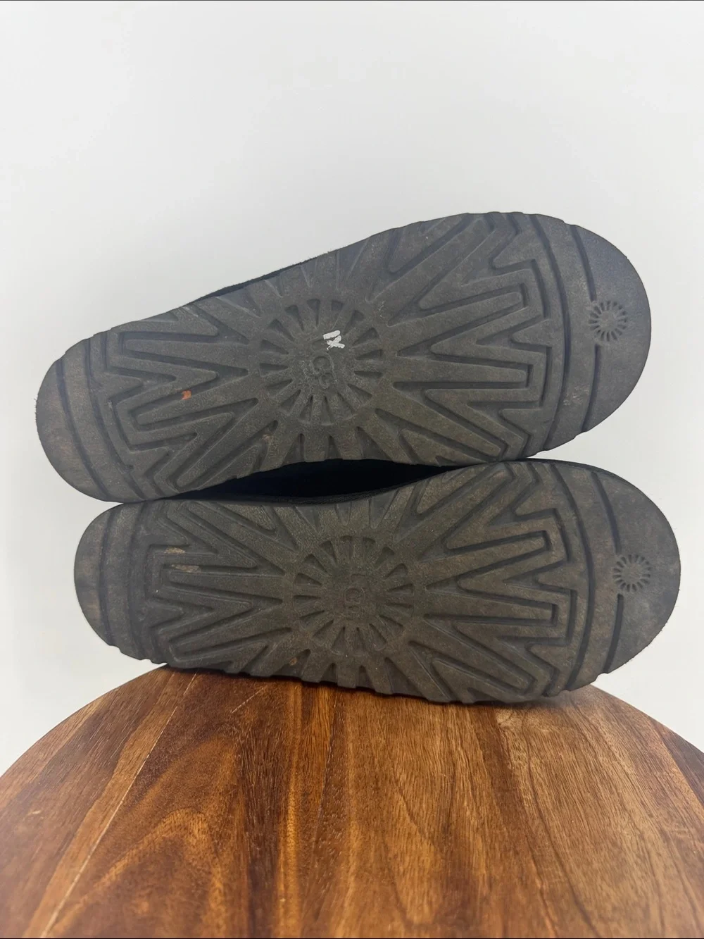 UGG Black Tasman Style Suede Slip-On Clogs with‎ Whipstitch Trim Mens Size 8